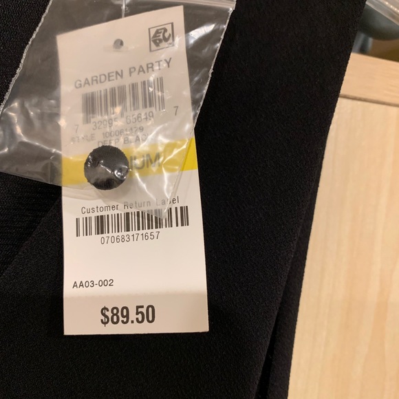 BRAND NEW INC BLACK SLEEVELESS JUMPSUIT SIZE MED - Picture 8 of 8